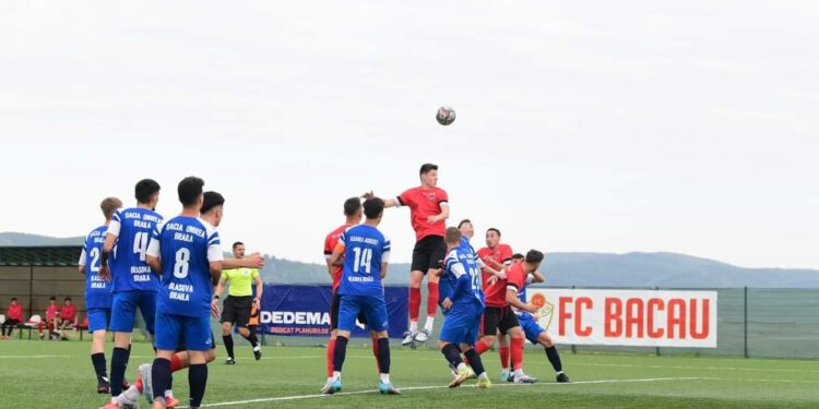 Dacia Unirea Brăila a deschis scorul în meciul cu Dinamo Bacău, dar a pierdut cu 9-2