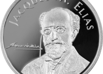 BNR lansează luni o monedă din argint cu tema Jacques M. Elias întemeietorul ,,Fundației Familiei Menachem H. Elias”