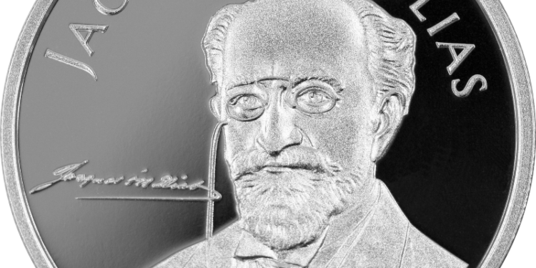 BNR lansează luni o monedă din argint cu tema Jacques M. Elias întemeietorul ,,Fundației Familiei Menachem H. Elias”