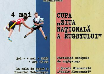Patru echipe de la școli din județul ”Cupa Ziua națională a rugby-ului” Brăila se vor întrece la ”Cupa Ziua națională a rugbyului”