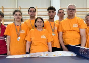 Sportivii de la A.C.S.P.D.F. Special Friends Brăila au obținut opt medalii la Campionatul Național de Tenis de Masă
