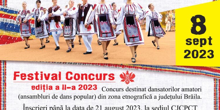 În urma preselecției vor fi admise un număr de 6 ansambluri folclorice din județul Brăila la a doua ediție a Concursului județean de amatori Joc și cântec