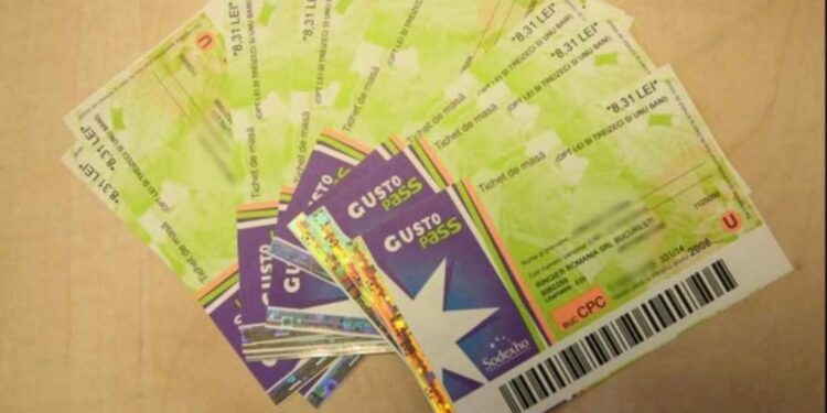 Din această lună, creşte valoarea nominală a unui tichet de masă