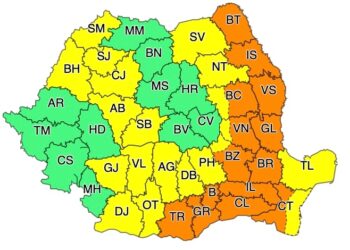 Brăila sub avertizare cod portocaliu de caniculă