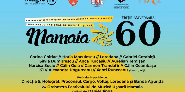 Programul și televizarea Festivalului Național de Muzică Ușoară Mamaia, ediția aniversară – 60 de ani