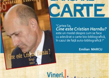 Lansarea cărții „Cine este Cristian Harnău?”, eveniment care se desfășoară în cadrul Târgului de Carte de la Brăila