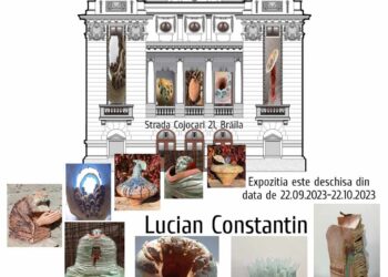 Expoziție de lucrări din ceramică și sticlă aparținând artistului plastic la Palatul Lyra