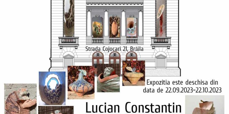 Expoziție de lucrări din ceramică și sticlă aparținând artistului plastic la Palatul Lyra