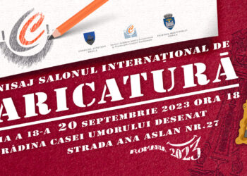Pe 20 septembrie, la Centrul multicultural din strada Ana Aslan 27, va avea loc vernisajul expoziției Salonul internațional de caricatură 2023