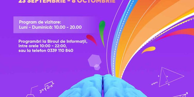 Eveniment în premieră la Brăila Mall. Brăilenii sunt invitați să descopere secretele minții umane la expoziția „The Brain: Mind & Emotions”