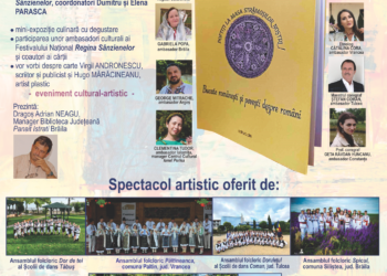 Spectacol si lansare de carte la Biblioteca Judeteana ”Panait Istrati” Braila