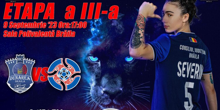 HC Dunărea Brăila întâlnește sâmbătă, 9 septembrie, pe HC Zalău