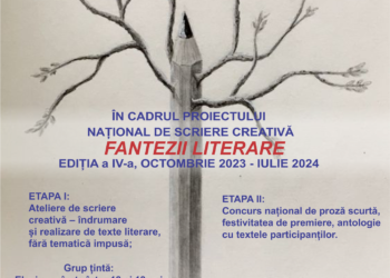 Atelierul de Scriere Creativă din cadrul Proiectului Național “Fantezii literare”, a ajuns la cea de-a IV-a ediție