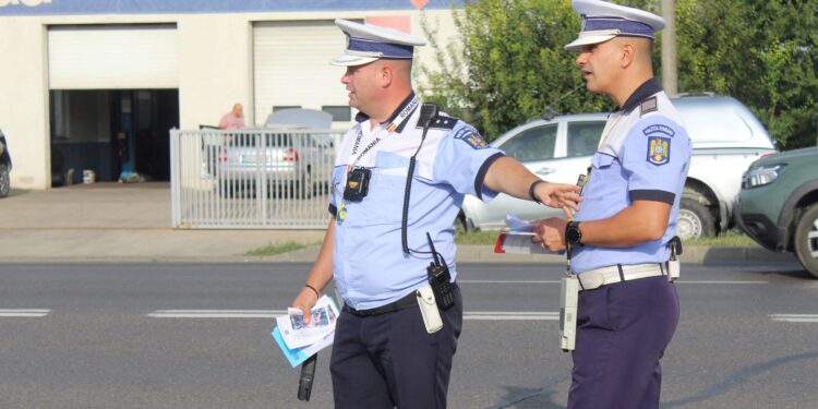 Acțiuni desfășurate în cadrul Proiectului ROADPOL Safety Days, destinat conștientizării tuturor categoriilor de participanți la traficul rutier