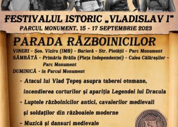 Programul Festivalului Istoric „Vladislav I”, 15-17 septembrie 2023