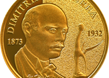BNR va lansa în circuitul numismatic o monedă din aur cu tema ”150 de ani de la nașterea lui Dimitrie Paciurea”