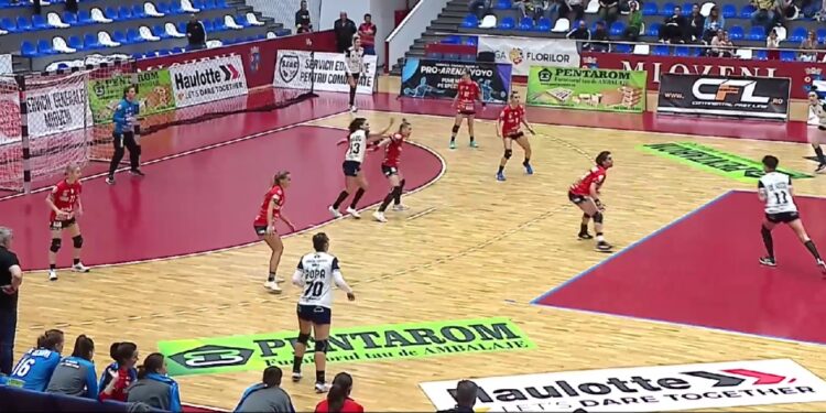 Dunărea Brăila a câștigat la 8 goluri diferență după ce a fost condusă cu 12-8 în minutul 26