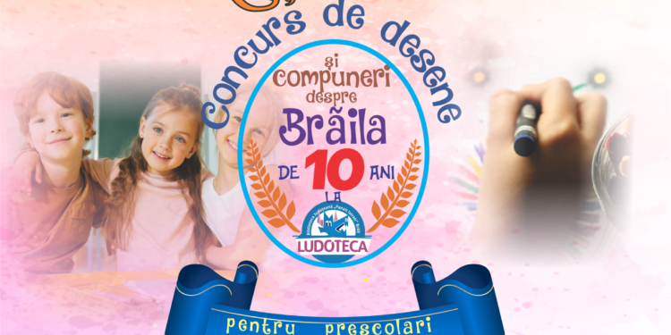 Biblioteca Judeţeană Panait Istrati Brăila organizează a 10-a ediție a concursului pentru copii ”Oraşul meu, oraşul tău”