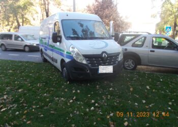 Tupeu la 19 ani. A parcat autoutilitara pe spațiul verde