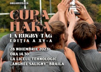 Marți, 28 noiembrie, are loc ediția a XV-a a Cupei Haka la rugby-tag