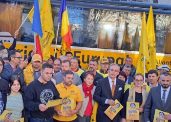 Caravana „Patrioți în Europa” s-a întâlnit astăzi cu câțiva membri și simpatizanți ai partidului AUR