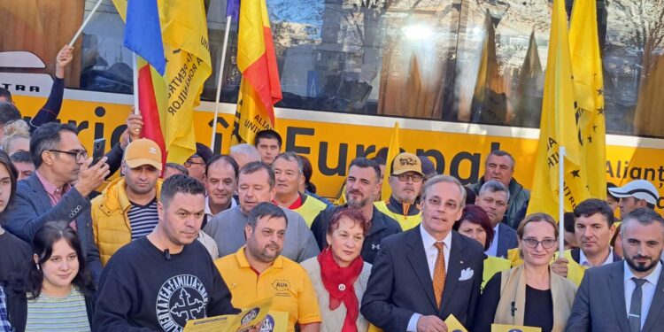 Caravana „Patrioți în Europa” s-a întâlnit astăzi cu câțiva membri și simpatizanți ai partidului AUR