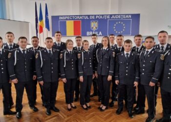 20 de absolvenți ai Școlii de Agenți de Poliție Vasile Lascăr Câmpina repartizați la IPJ Brăila