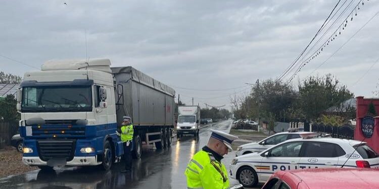 Acțiuni de tip Blitz desfășurate de polițiștii de la rutieră
