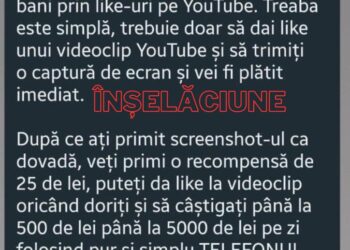 #SigurantaOnline: Nu accesați și nu promovați anunțurile care promit câștiguri fabuloase