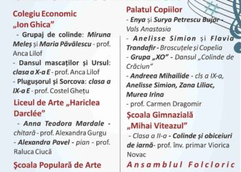 Brăilenii sunt invitați la „Simfonia Colindelor”, un spectacol de colinde și obiceiuri de iarnă organizat la secția Mediatecă din cadrul Bibliotecii Județene „Panait Istrati”