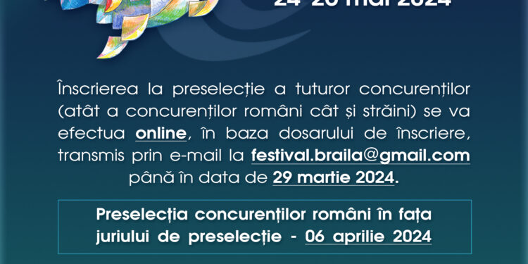 În perioada 24-26 mai 2024 va avea loc cea de-a XIX-a ediție a Festivalului Internațional de Muzică Ușoară George Grigoriu