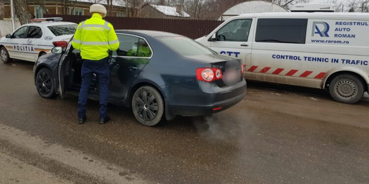 Acțiunile BLOCADA au continuat și marți, 2 3 ianuarie. Șapte permise reținute în vederea suspendării. Opt vitezomani sancționați de polițiști
