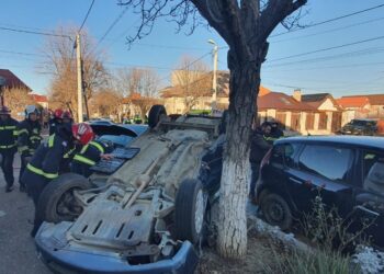 Accident grav pe o stradă din municipiul Buzău