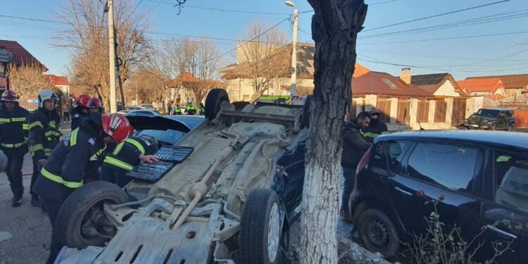 Accident grav pe o stradă din municipiul Buzău