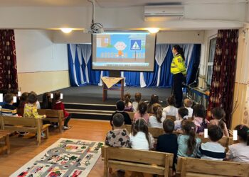 Educație rutieră cu preșcolarii unei grădinițe din municipiul Brăila