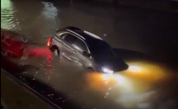 A căzut cu mașina în Dunăre