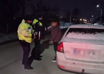 Polițiștii au acționat pe raza orașului Făurei, pentru reducerea riscului rutier pe drumurile publice