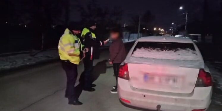 Polițiștii au acționat pe raza orașului Făurei, pentru reducerea riscului rutier pe drumurile publice