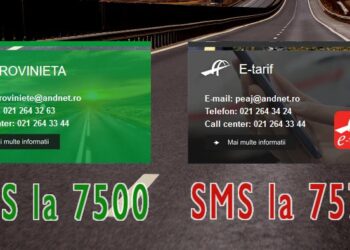 Se suspendă emiterea rovinietelor și a peajelor prin serviciul SMS al operatorului RCS & RDS
