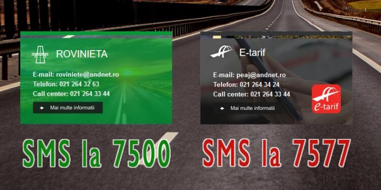 Se suspendă emiterea rovinietelor și a peajelor prin serviciul SMS al operatorului RCS & RDS