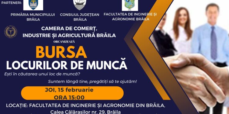 Bursa locurilor de muncă organizată de CCIA Brăila