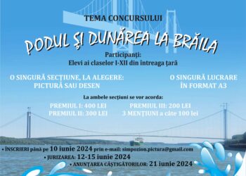 Podul și Dunărea la Brăila este tema Simpozionului de Artă Plastică