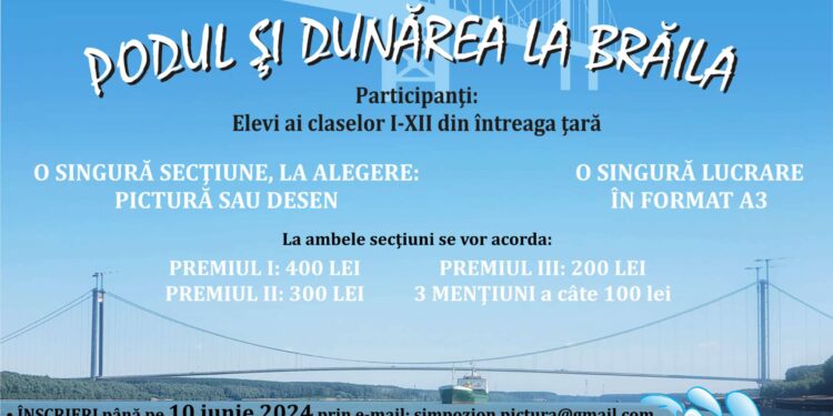 Podul și Dunărea la Brăila este tema Simpozionului de Artă Plastică