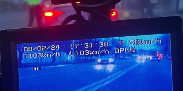 Goneau cu 103 km/h pe șoseaua Râmnicu Sărat și pe Șoseaua Buzăului
