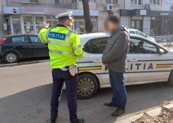 65 de sancțiuni aplicate de polițiști pentru indisciplina pietonilor