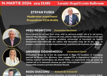 CCIA Brăila organizează Seminarul interactiv ANTREPRENORUL: CĂTRE VÂNZARE SAU TRECEREA LA GENERAȚIA URMĂTOARE