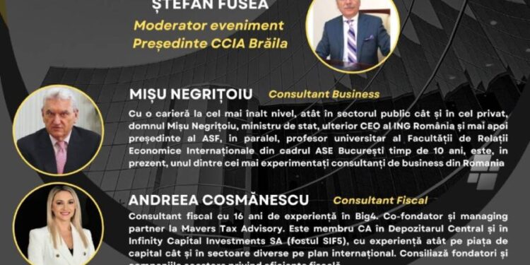 CCIA Brăila organizează Seminarul interactiv ANTREPRENORUL: CĂTRE VÂNZARE SAU TRECEREA LA GENERAȚIA URMĂTOARE