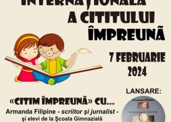 Sesiune de lectură, pentru celebrarea Zilei Internaționale a Cititului Împreună