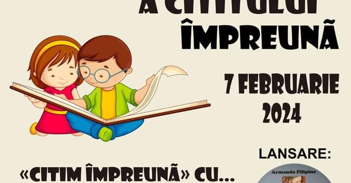 Sesiune de lectură, pentru celebrarea Zilei Internaționale a Cititului Împreună