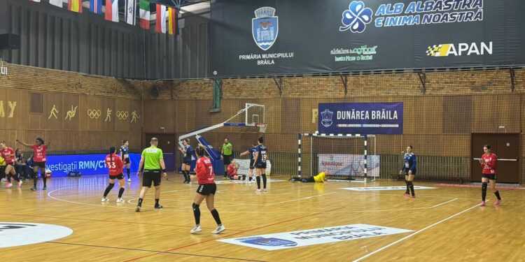 Victorie la 11 goluri diferență pentru Dunărea Brăila după ce în minutul 49 scorul era 28-26